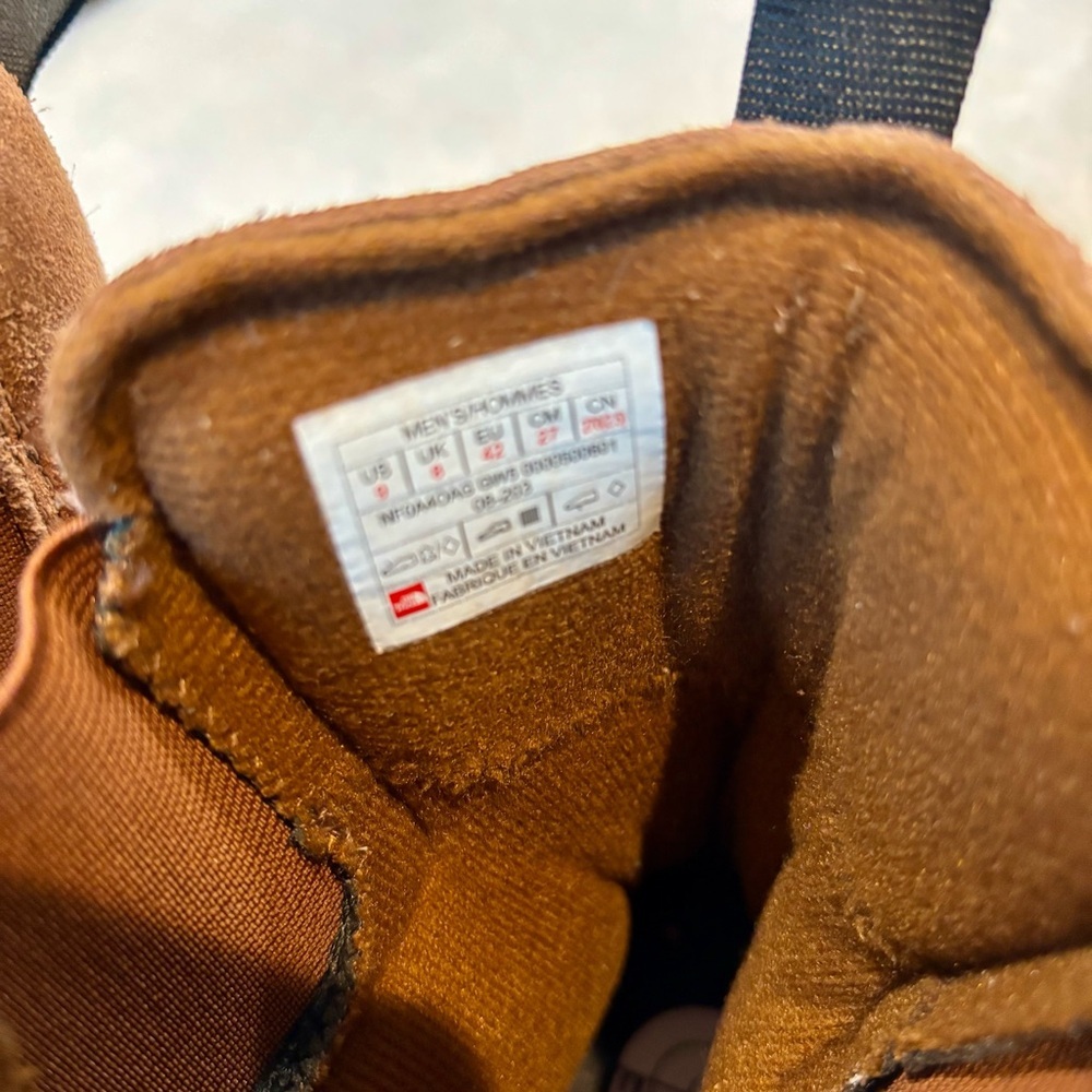 The North Face Heat Seeker Men's Brown and Black Outdoor Boots size US 9 - Picture 9 of 11
